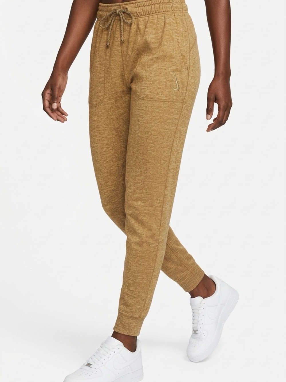 NIKE YOGA | Dri Fit Khaki Tan Jogger Track Pants Women’s Size Small
